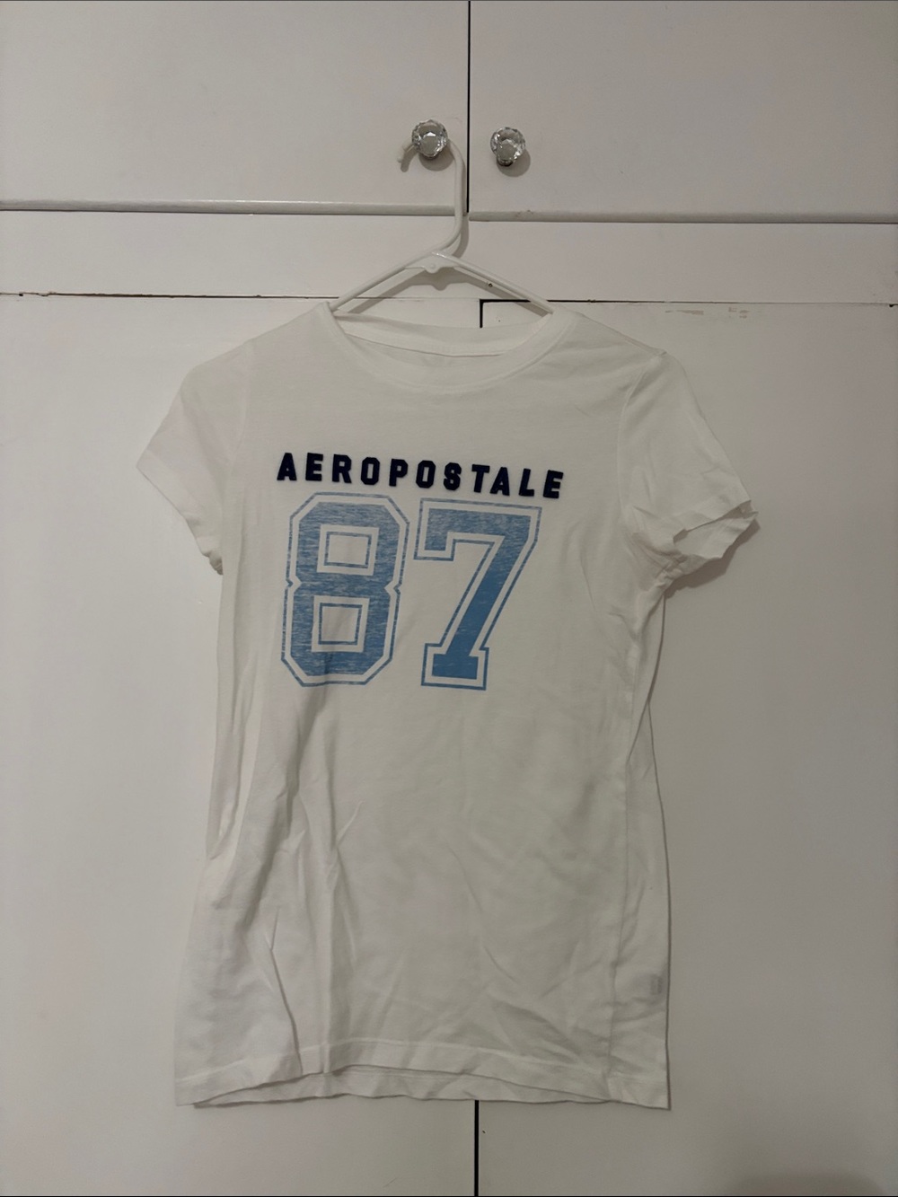Aéropostale White '87 Logo Tee